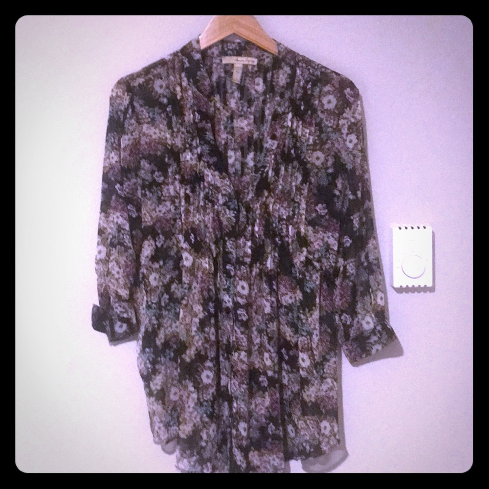 American rag floral blouse
